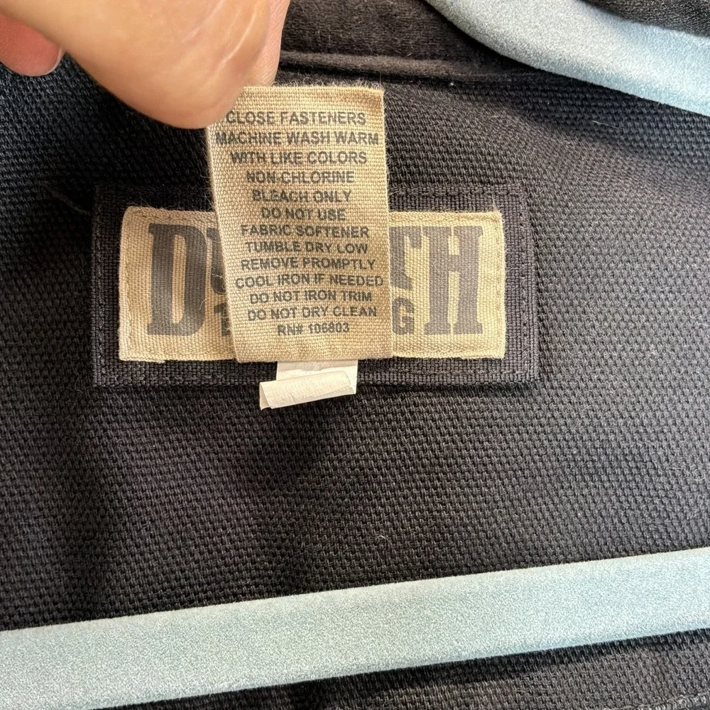 Duluth Trading Co. Men's Black Canvas Fire Hose Work‎ Jacket – Size XLT